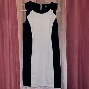 Premise white and black dress